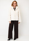Micha Faux Fur Jacket, Cream
