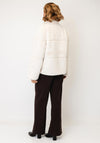 Micha Faux Fur Jacket, Cream
