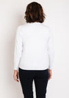 Micha Fine Knit Short Cardigan, White