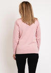 Micha Polo Neck Sweater, Rose Pink