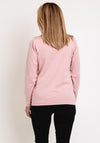 Micha Polo Neck Sweater, Rose Pink
