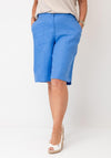 Micha Relaxed Wide Leg Shorts, Blue