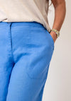 Micha Relaxed Wide Leg Shorts, Blue