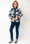 Micha Floral Lightweight Padded Jacket, Cream Multi