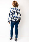 Micha Floral Lightweight Padded Jacket, Cream Multi