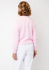 Micha Button-Down Argyle Pattern Cardigan, Light Pink