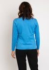 Micha Polo Neck Sweater, Blue