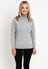 Micha Polo Neck Sweater, Grey