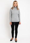 Micha Polo Neck Sweater, Grey