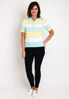 Micha Snap Button Polo Shirt, Multi