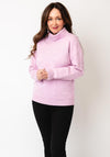 Micha High Rollneck Jumper, Pink