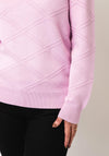 Micha High Rollneck Jumper, Pink