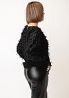 Micha Fringe Detail Blouse, Black