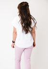 Micha Basic with Shoulder Detail T-Shirt, White