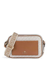 MICHAEL Michael Kors Maeve Logo Crossbody Bag, Tan and Cream