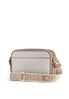 MICHAEL Michael Kors Maeve Logo Crossbody Bag, Tan and Cream