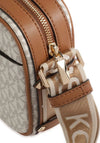 MICHAEL Michael Kors Maeve Logo Crossbody Bag, Tan and Cream