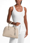 MICHAEL Michael Kors Ashton Medium Satchel Bag, Light Sand