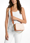 MICHAEL Michael Kors Bryant Monogram Camera Crossbody Bag, Vanilla & Acorn