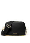MICHAEL Michael Kors Bryant Pebbled Leather Camera Crossbody Bag, Black