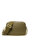MICHAEL Michael Kors Bryant Pebbled Leather Camera Crossbody Bag, Khaki