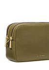 MICHAEL Michael Kors Bryant Pebbled Leather Camera Crossbody Bag, Khaki