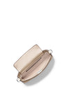 MICHAEL Michael Kors Bryant Pebbled Leather Convertible Pochette Crossbody Bag, Light Sand