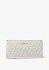 MICHAEL Michael Kors Bryant Monogram Snap-Front Wallet, White
