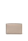 MICHAEL Michael Kors Bryant Pebbled Leather Medium Card Wallet, Light Sand