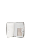 MICHAEL Michael Kors Bryant Pebbled Leather Medium Card Wallet, Optic White