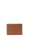 MICHAEL Michael Kors Jet Set Pebbled Leather Card Holder, Tan
