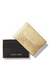 MICHAEL Michael Kors Pebbled Leather Card Holder, Black