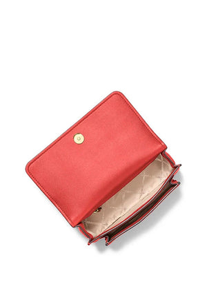 MICHAEL Michael Kors Claire Pebbled Crossbody Bag, Burnt Orange