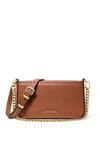 MICHAEL Michael Kors Bryant Pebbled Leather Convertible Pochette Crossbody Bag,  Tan