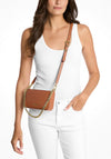MICHAEL Michael Kors Bryant Pebbled Leather Convertible Pochette Crossbody Bag,  Tan