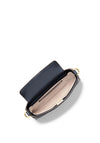 MICHAEL Michael Kors Bryant Pebbled Leather Convertible Pochette Crossbody Bag, Navy