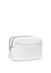 MICHAEL Michael Kors Bryant Pebbled Leather Camera Crossbody Bag, White