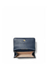 MICHAEL Michael Kors Hamilton Legacy Small Leather Card Case, Navy