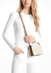 MICHAEL Michael Kors Jet Set Signature Logo Crossbody Bag, Vanilla & Acorn