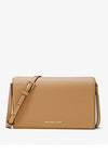 MICHAEL Michael Kors Jet Set Pebbled Leather Crossbody Bag, Camel
