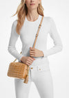 MICHAEL Michael Kors Jet Set Quilted Leather Crossbody Bag, Pale Peanut