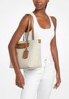 MICHAEL Michael Kors Monogram Jet Set Tote Bag, White Multi