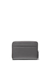 MICHAEL Michael Kors Jet Set Pebbled Leather Wallet, Grey