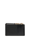 MICHAEL Michael Kors Empire Pebbled Leather Card Wallet, Black