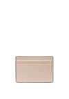 MICHAEL Michael Kors Pebbled Card Holder, Light Sand