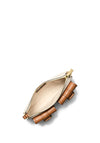 MICHAEL Michael Kors Zoe Pebbled Leather Pochette Shoulder Bag, Vanilla & Acron