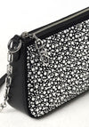 MICHAEL Michael Kors Suede Empire Embellished Pochette, Black