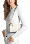 MICHAEL Michael Kors Empire Chain Link Pochette, Vanilla