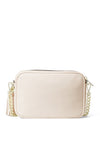 MICHAEL Michael Kors Camera Bag Leather Crossbody Bag, Cream