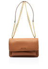 MICHAEL Michael Kors Claire Pebbled Crossbody Bag, Tan